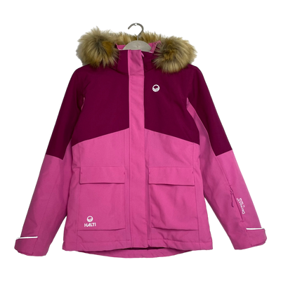 Halti skiing jacket, fuchsia | kids 160cm