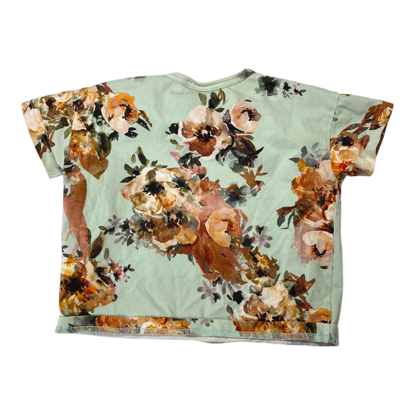 Kaiko t-shirt, flower | 86/92cm