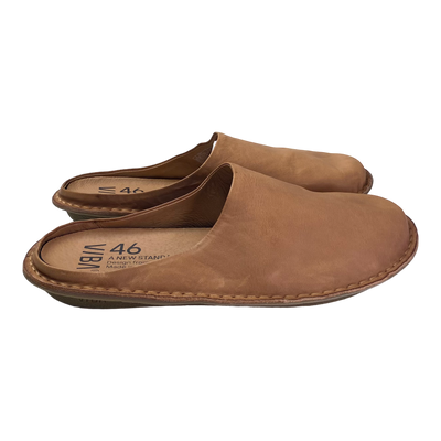 VIBAe Roma leather slippers, fawn tan | 46