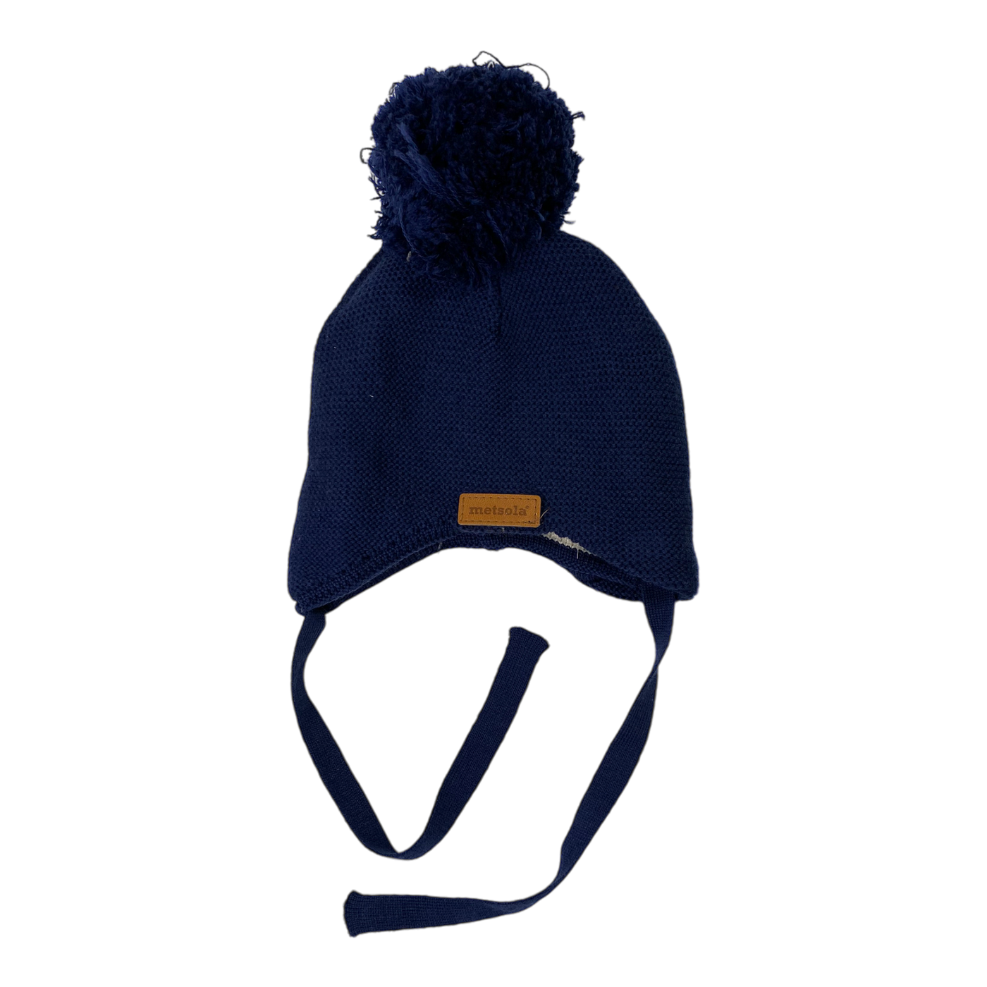 Metsola merino wool beanie, midnight blue | 0-6m