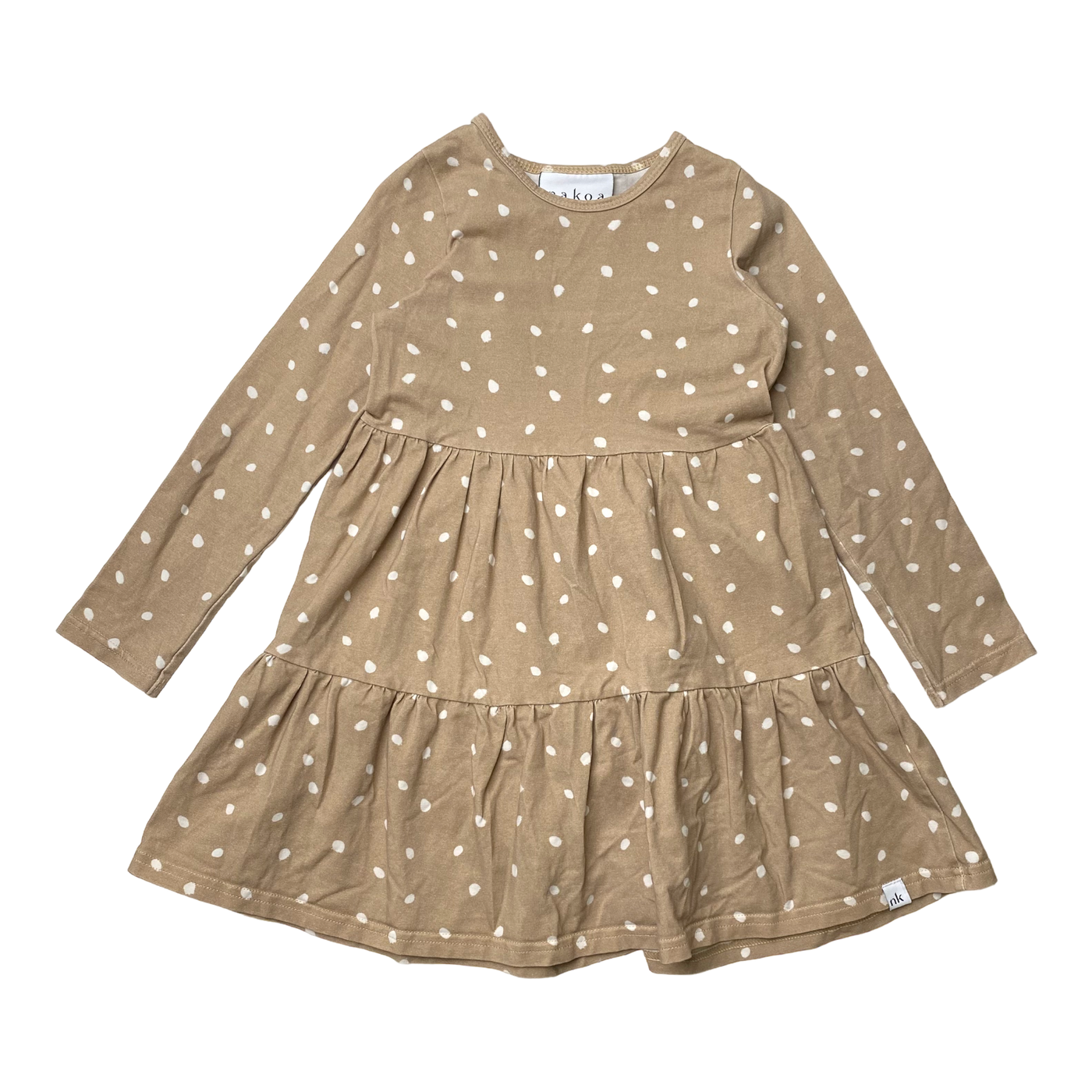 Nakoa layered dress, polkadots | 110cm