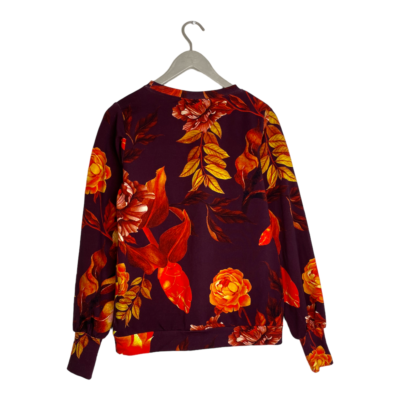 Blaa college shirt, flowers | woman XS