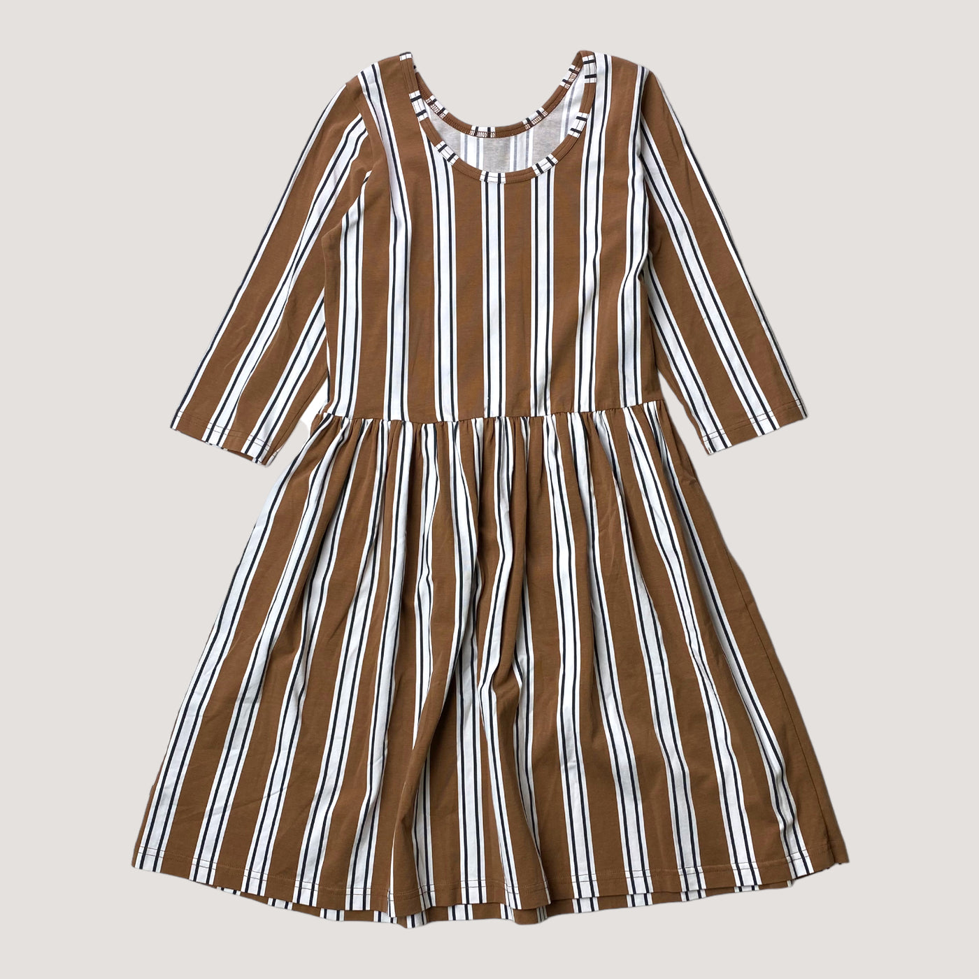 Kaiko dress, brown stripe | 158/164cm