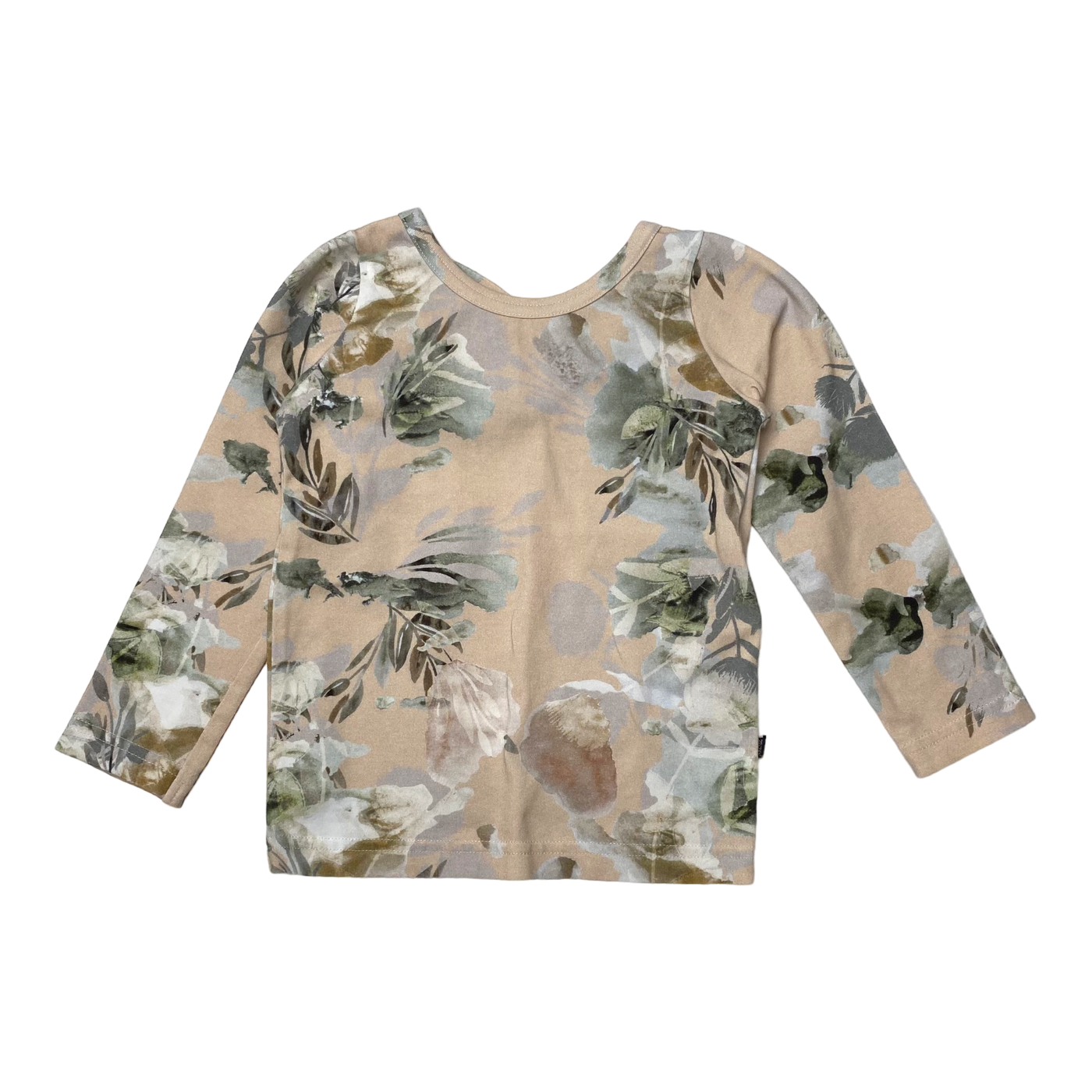 Kaiko cross shirt, flower | 80cm