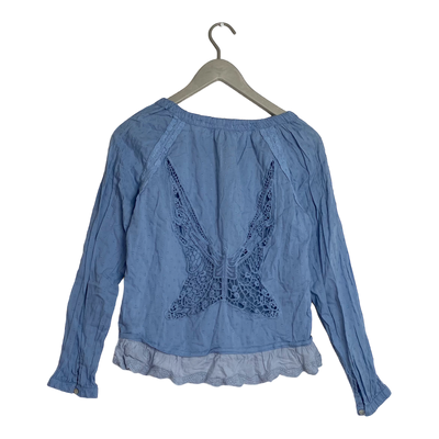 Odd Molly woven lace blouse, baby blue | woman S