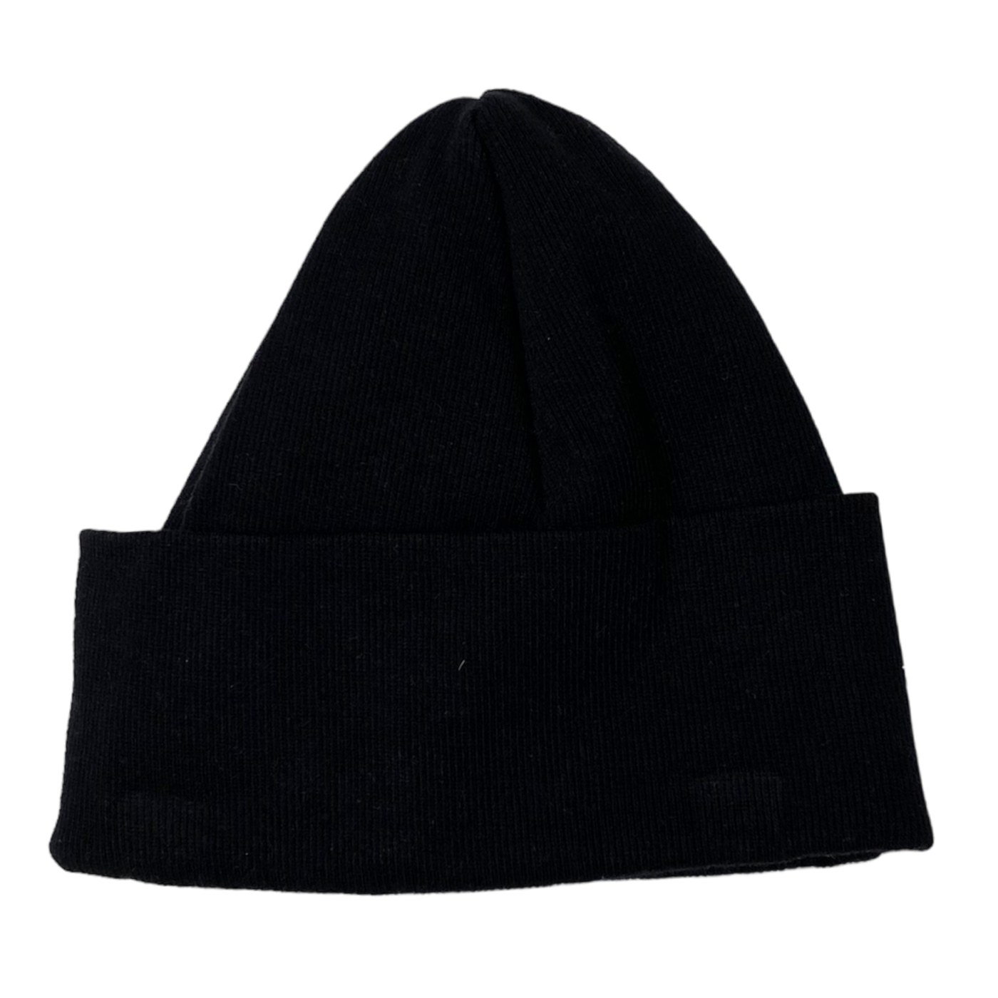 Metsola tricot rib beanie, black |  1-2y