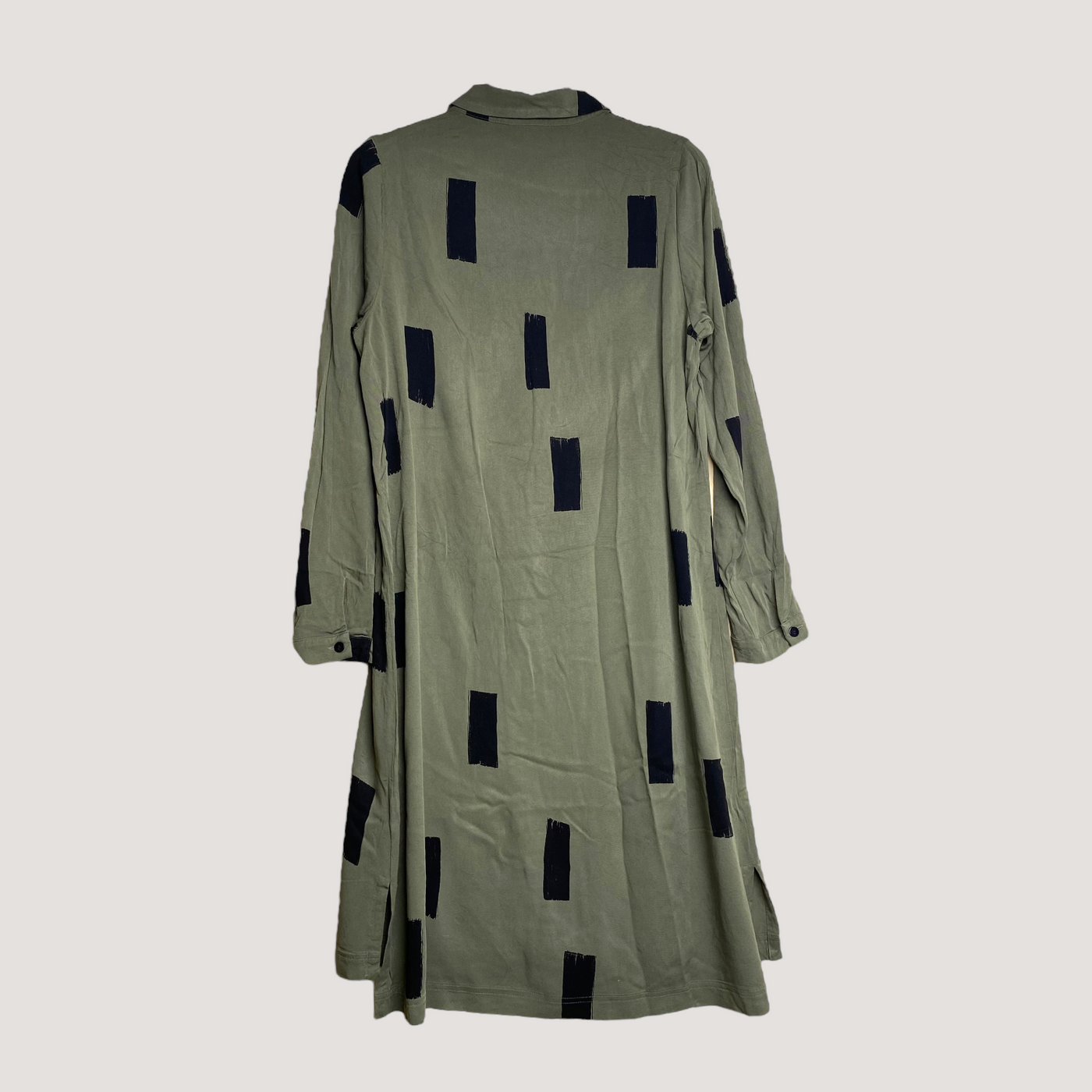 Papu woven dress, green | woman M