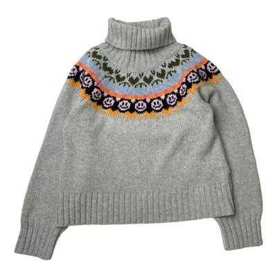 Molo wool sweater, smiley | 146/152cm