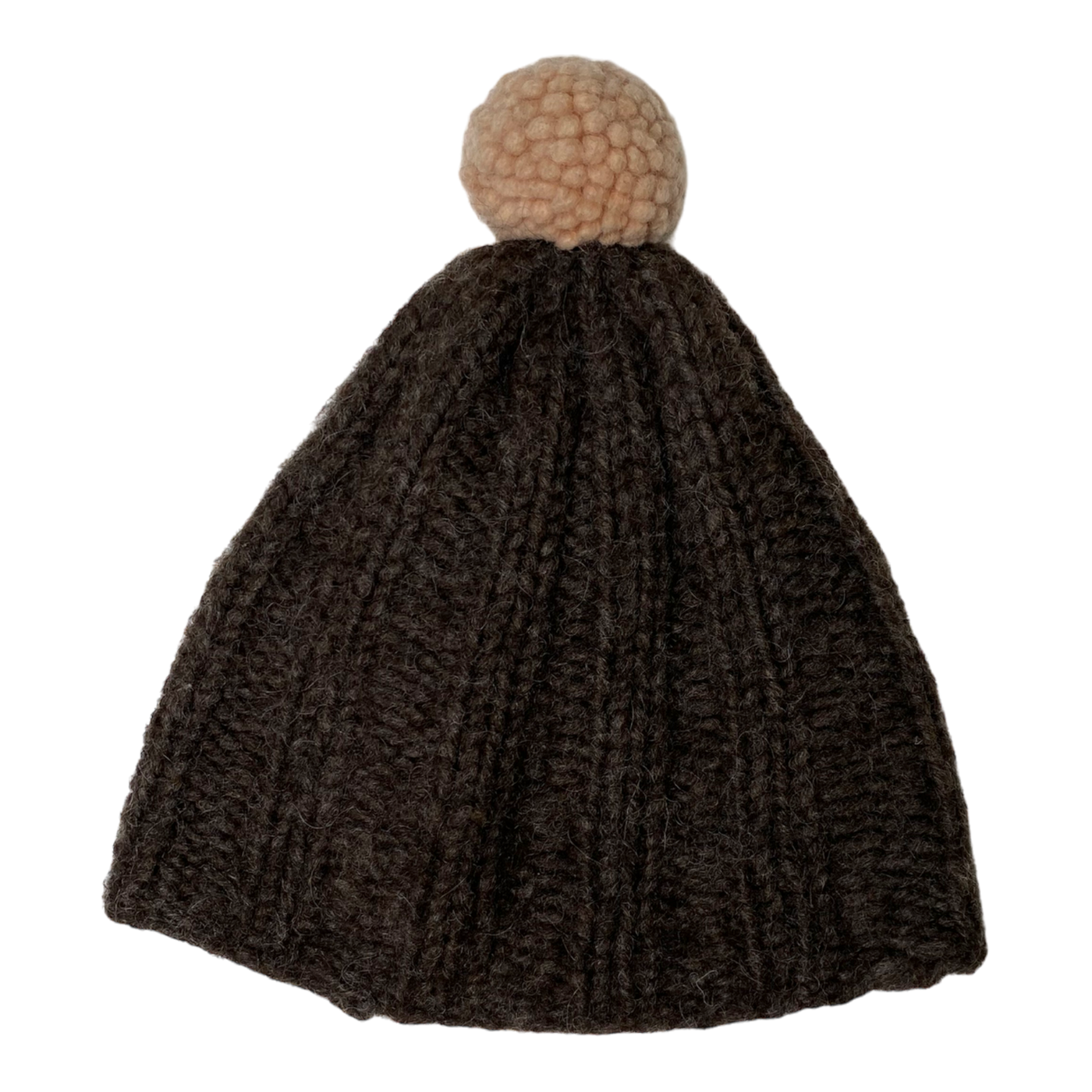 Myssyfarmi myssy pom beanie, coffee | onesize