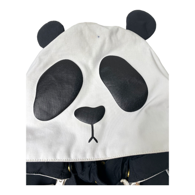 Mini Rodini alaska panda winter overall, black | 98cm