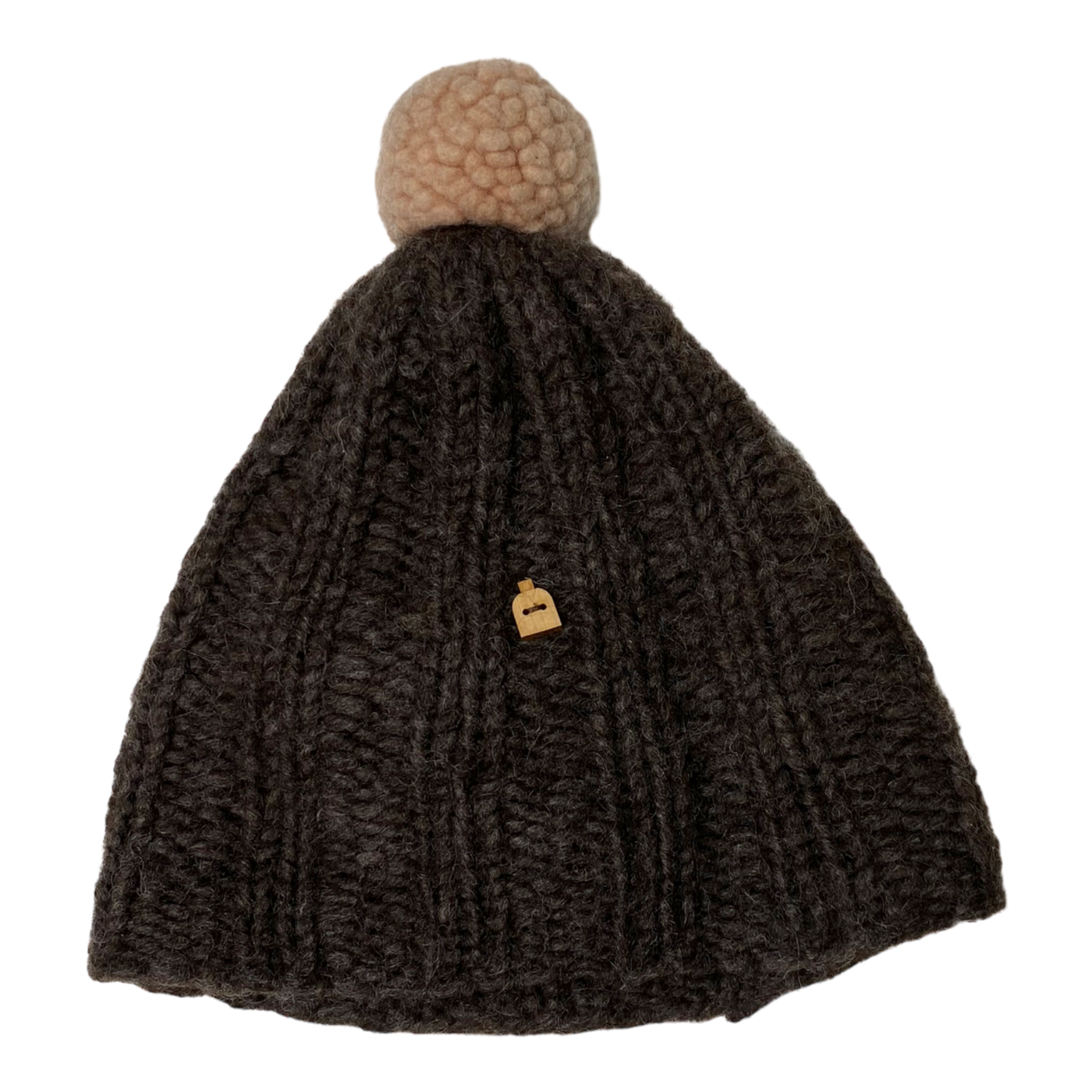 Myssyfarmi myssy pom beanie, coffee | onesize