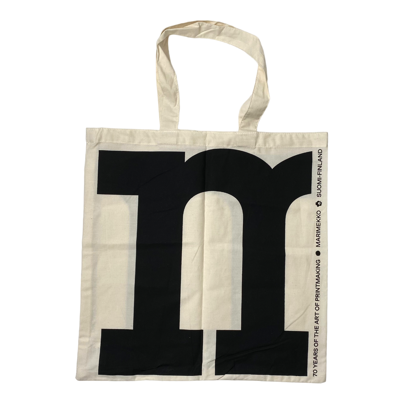 Marimekko canvas tote bag, monogram | onesize