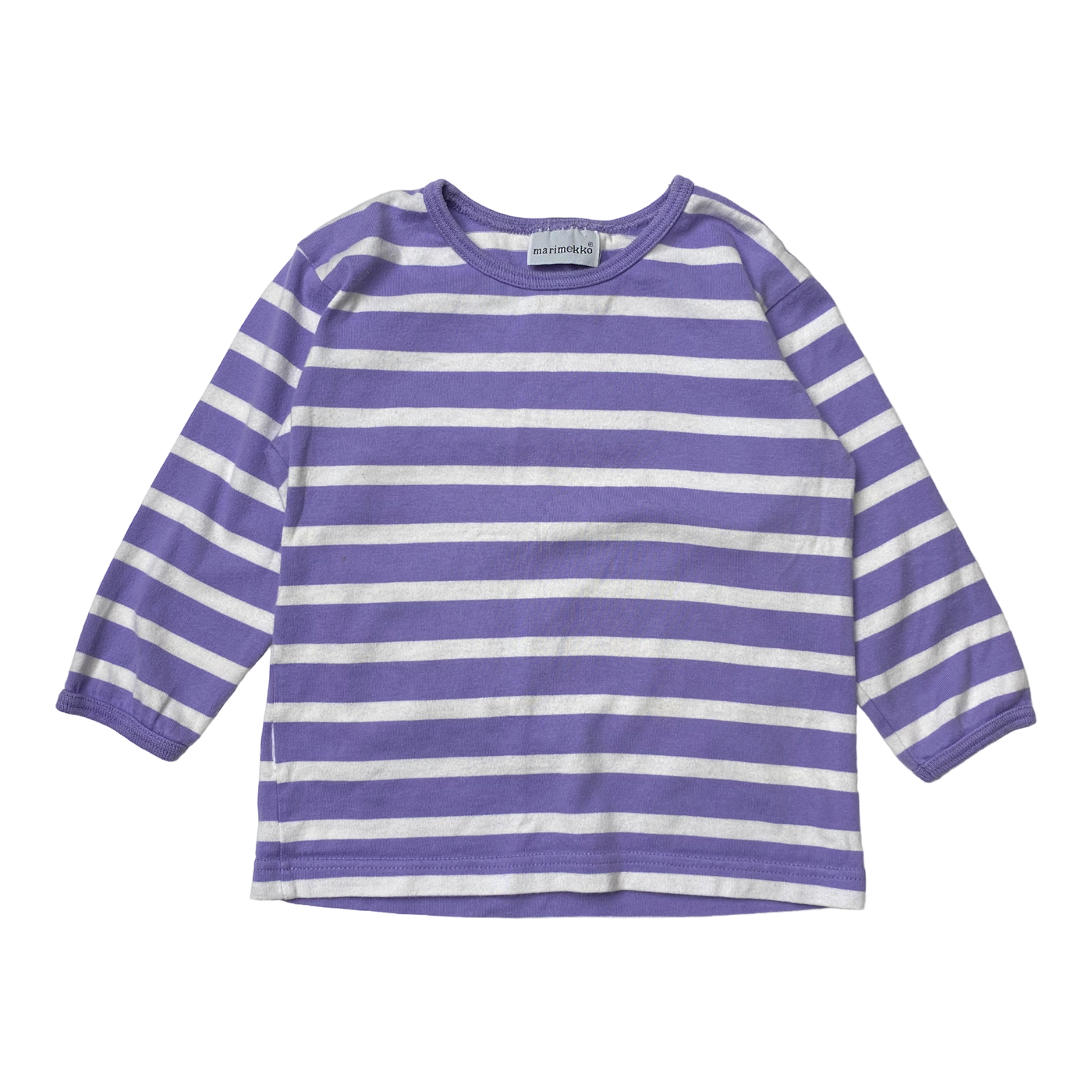 Marimekko stripe shirt, mauve | 90cm