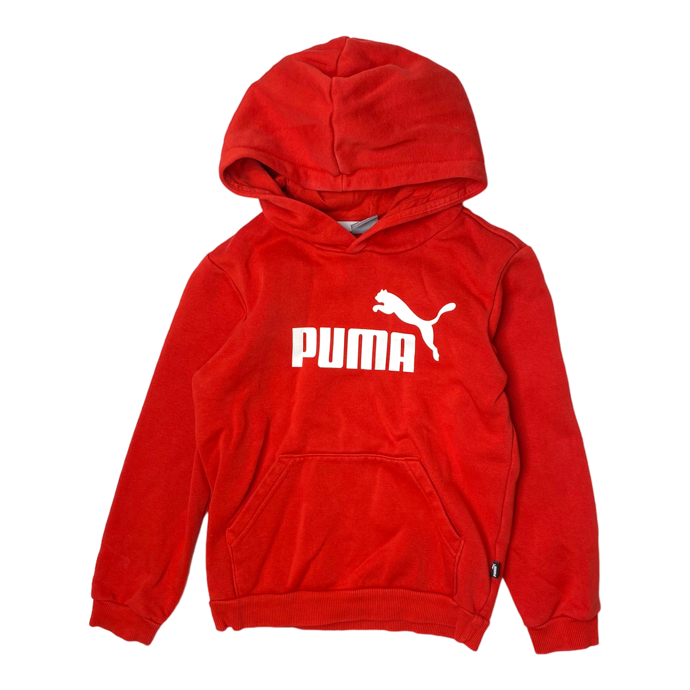 Puma sweat hoodie, red | 128cm