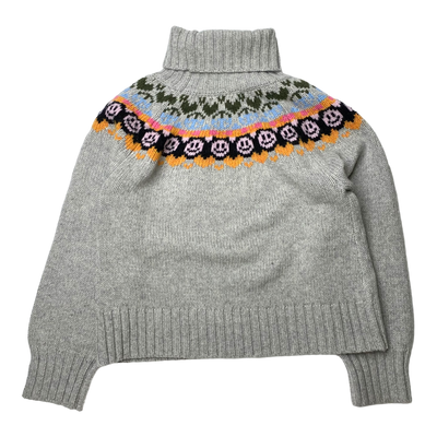 Molo wool sweater, smiley | 146/152cm