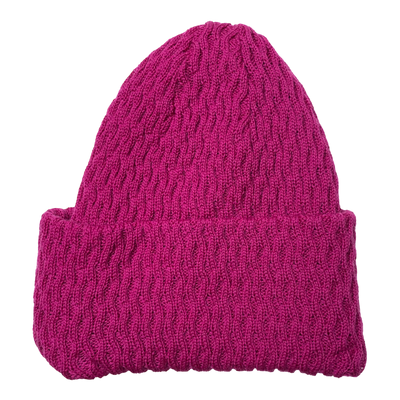 Mainio merino honeycomb beanie, purple | junior/adult