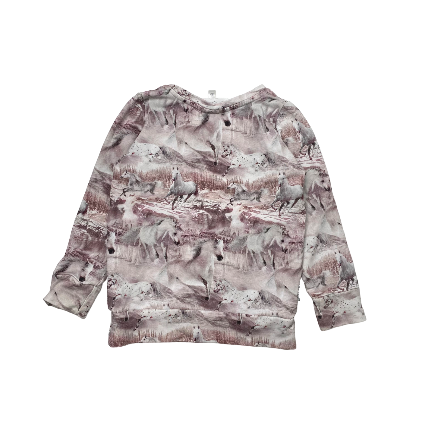 Gugguu sweatshirt, horses | 80cm