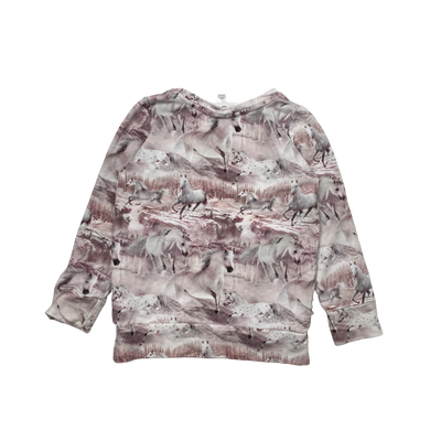 Gugguu sweatshirt, horses | 80cm