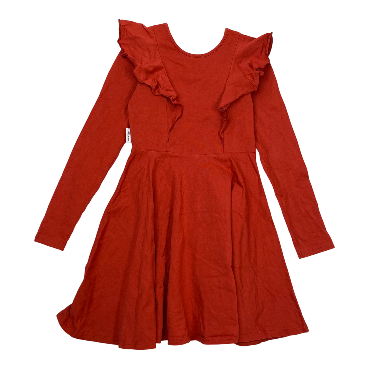 Gugguu frill dress, red | 128cm