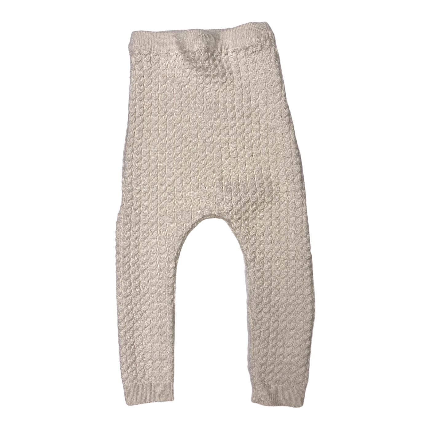 Gugguu knitted merino leggings, ivory | 74/80cm