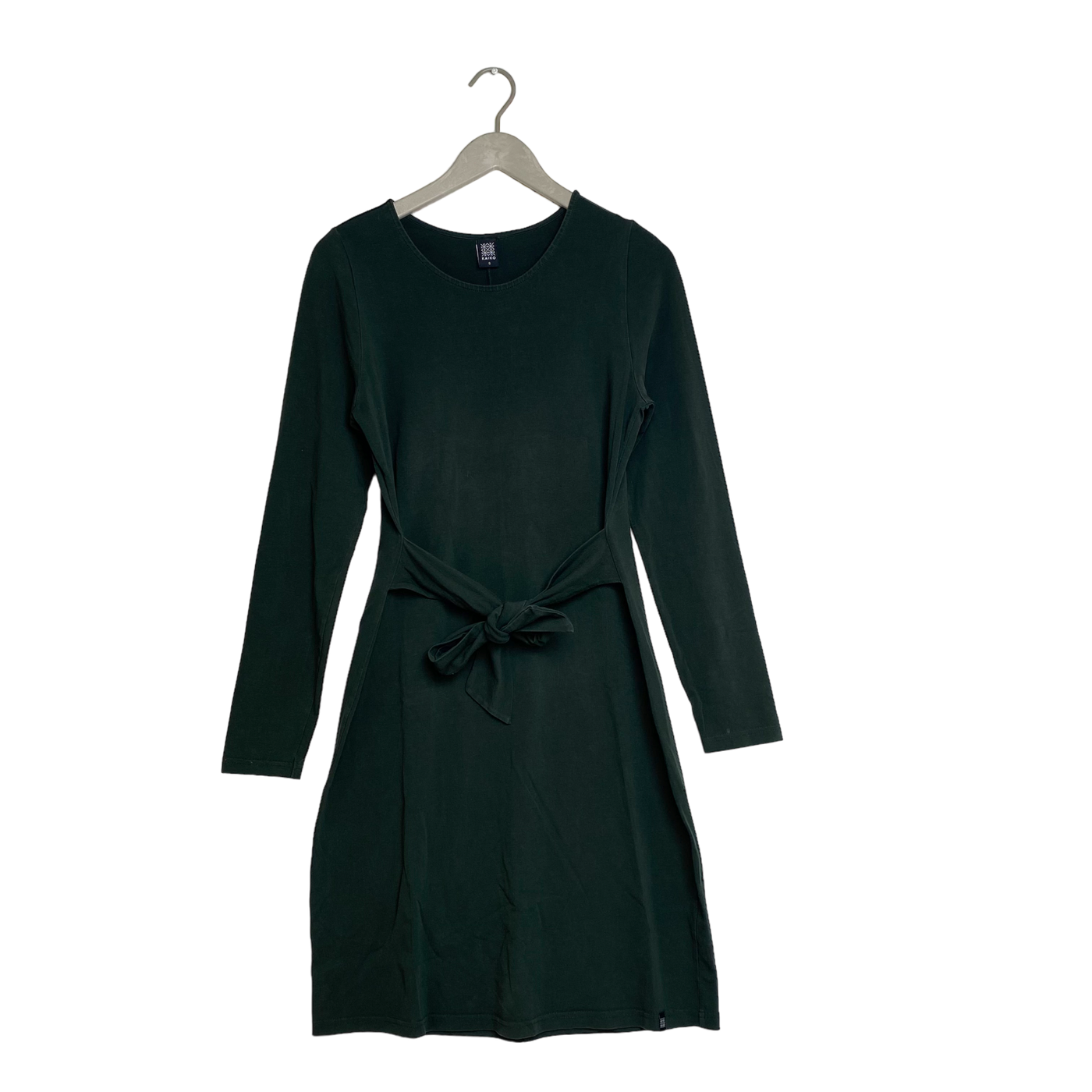 Kaiko belted dress, hunter green | woman S