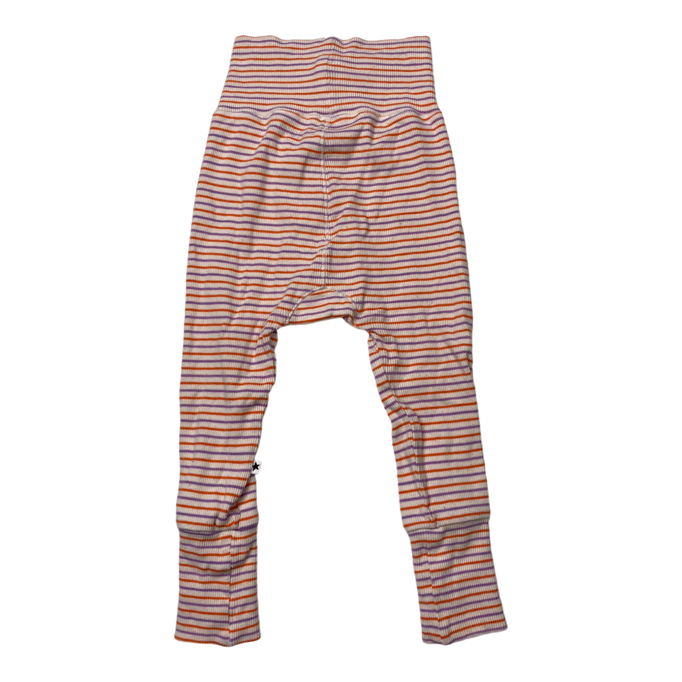 Molo rib baby pants, stripes | 80cm