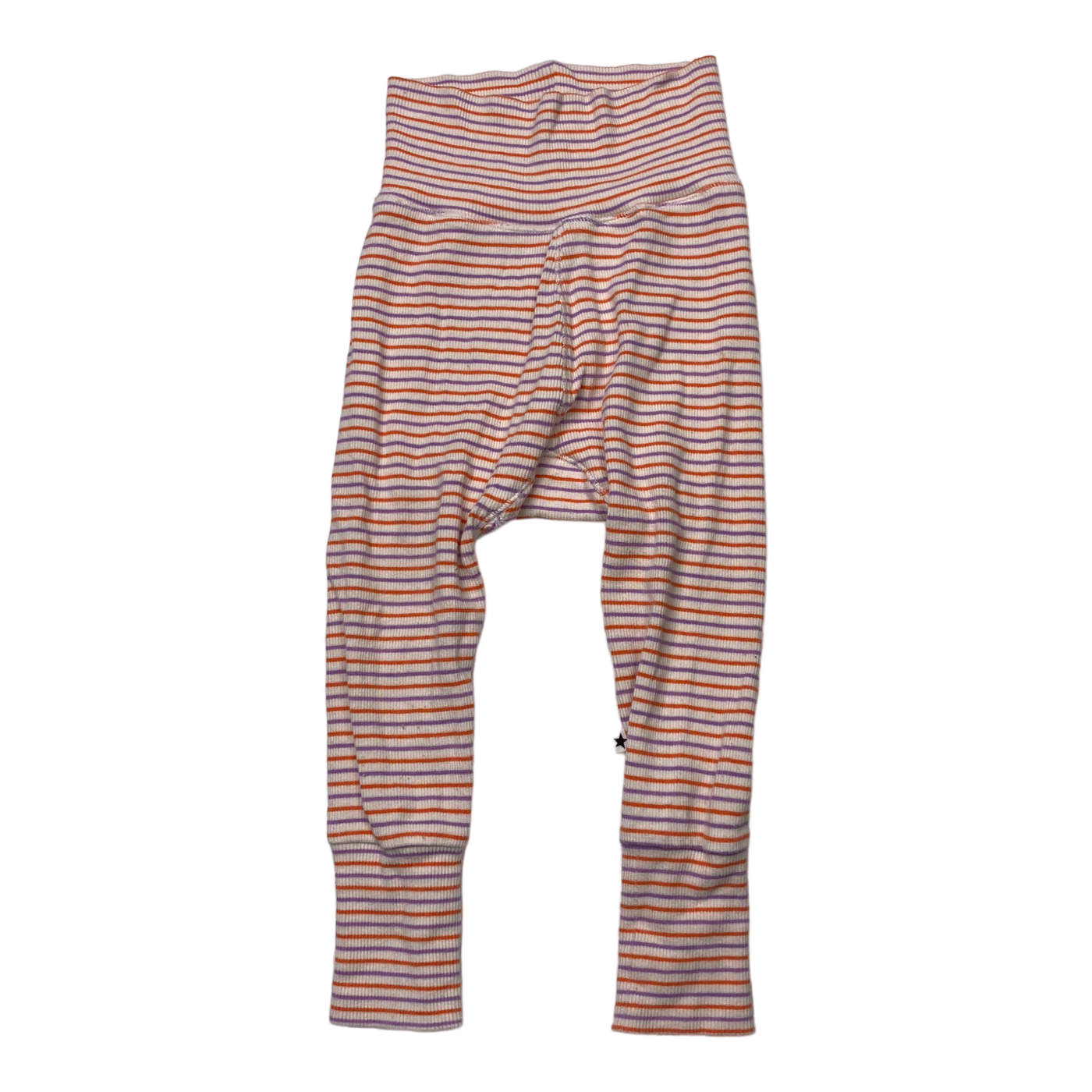 Molo rib baby pants, stripes | 80cm