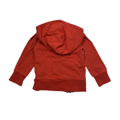 Gugguu zipper hoodie, red | 86cm