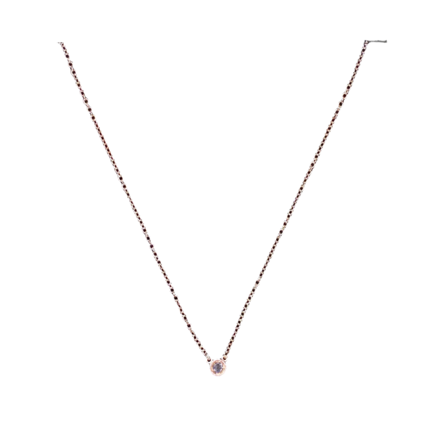 CU jewellery cubic short necklace, silver