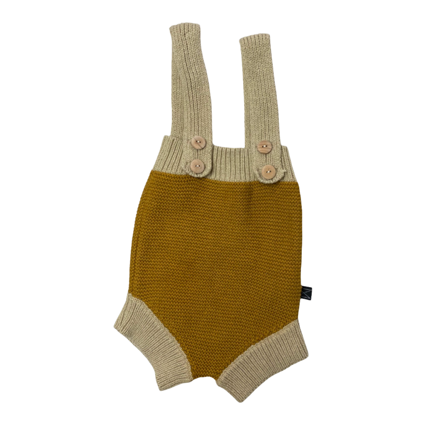 Monkind knitted bloomer shorts, caramel / wheat | 62/68cm