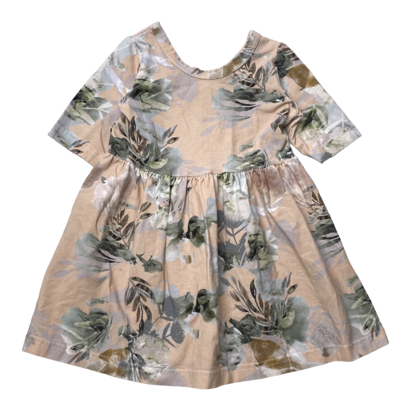 Kaiko dress, spring garden | 74/80cm