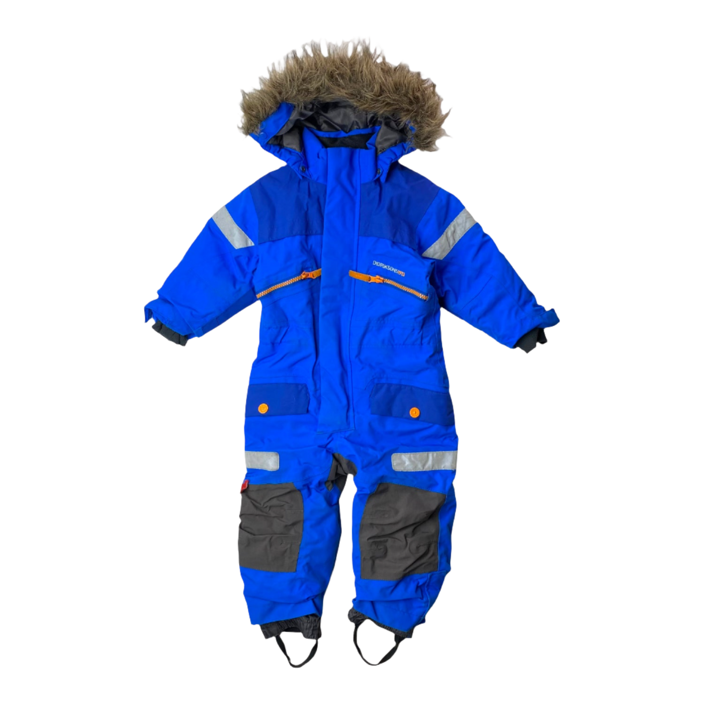 Didriksons theron winter overall, blue | 80cm