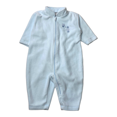 Reima fleece jumpsuit, baby blue | 68cm