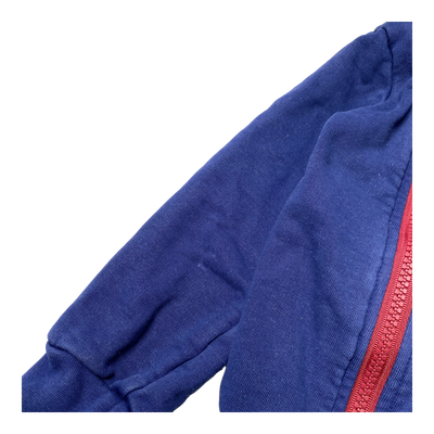 Gugguu zipper hoodie, midnight blue | 98cm