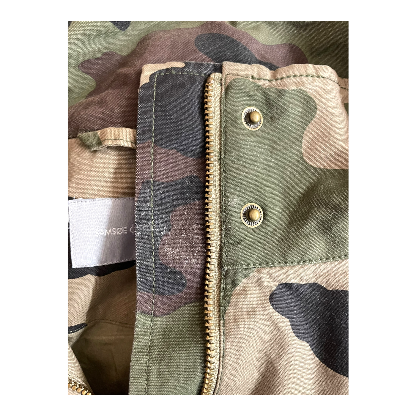 Samsøe & Samsøe cargo jacket, camo | woman M