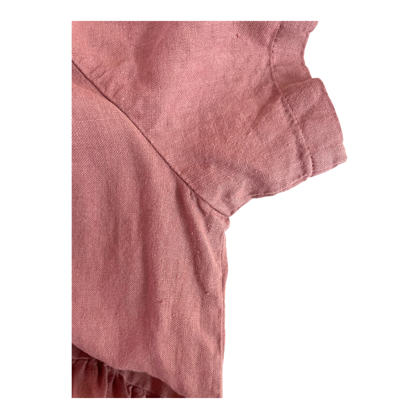 Nakoa linen layered dress, rose | woman L