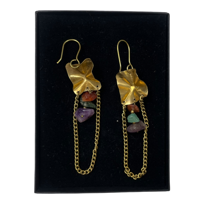 Kaiko Fiona earrings, stones