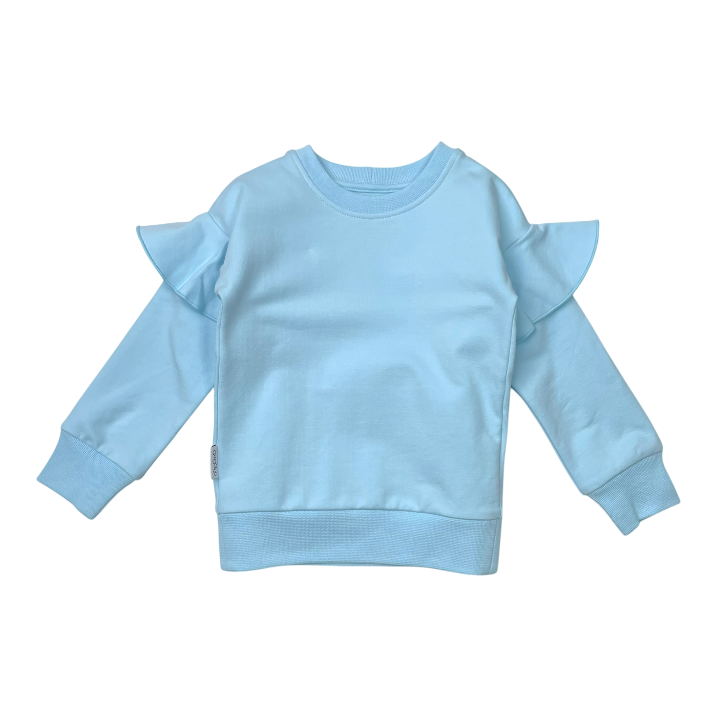 Gugguu frill sweatshirt, baby blue | 86cm