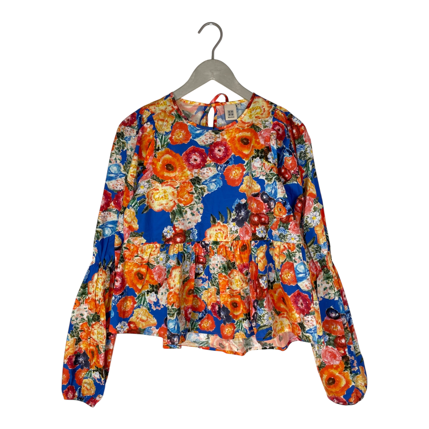 Kaiko double puff blouse, marigold | woman XS