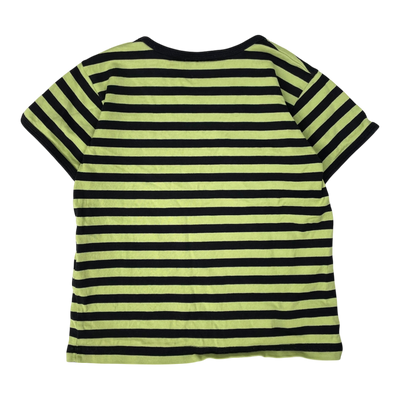 Marimekko stripe t-shirt, pear | 92/98cm