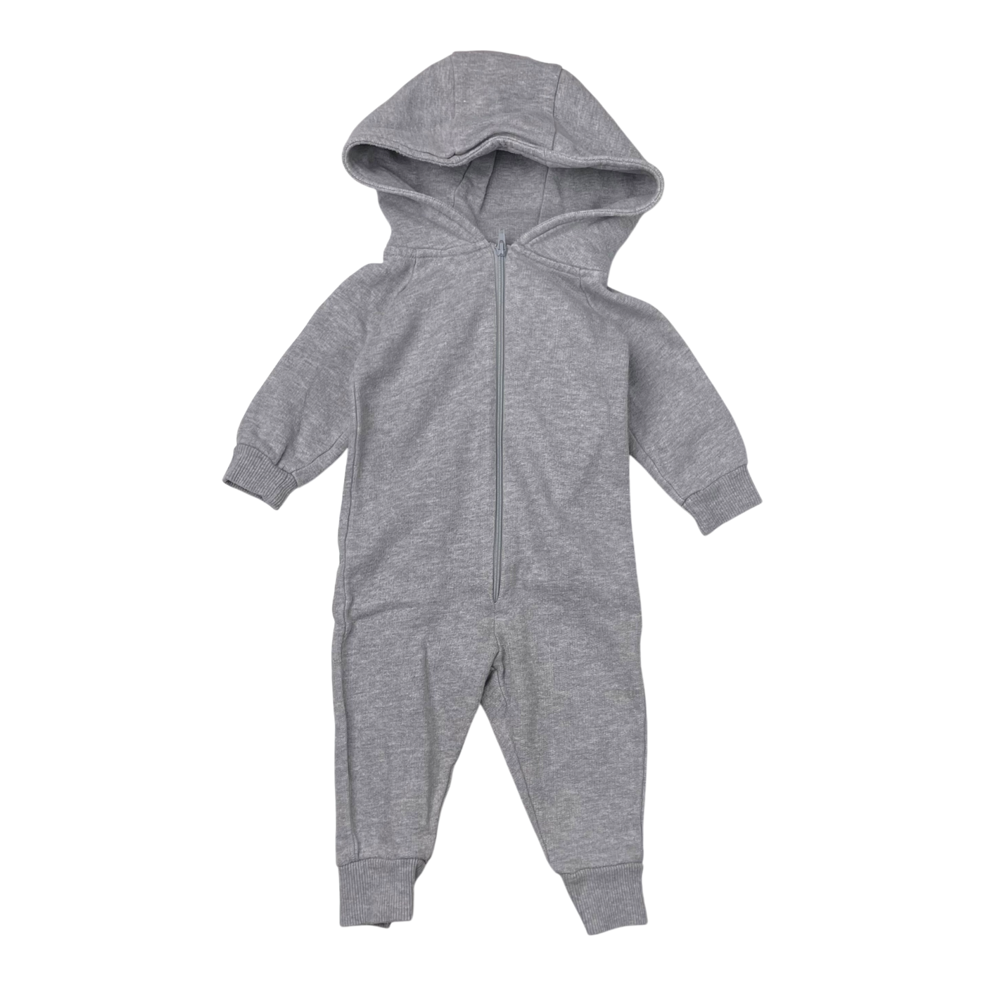 Mini Rodini sweat jumpsuit, grey | 56/62cm