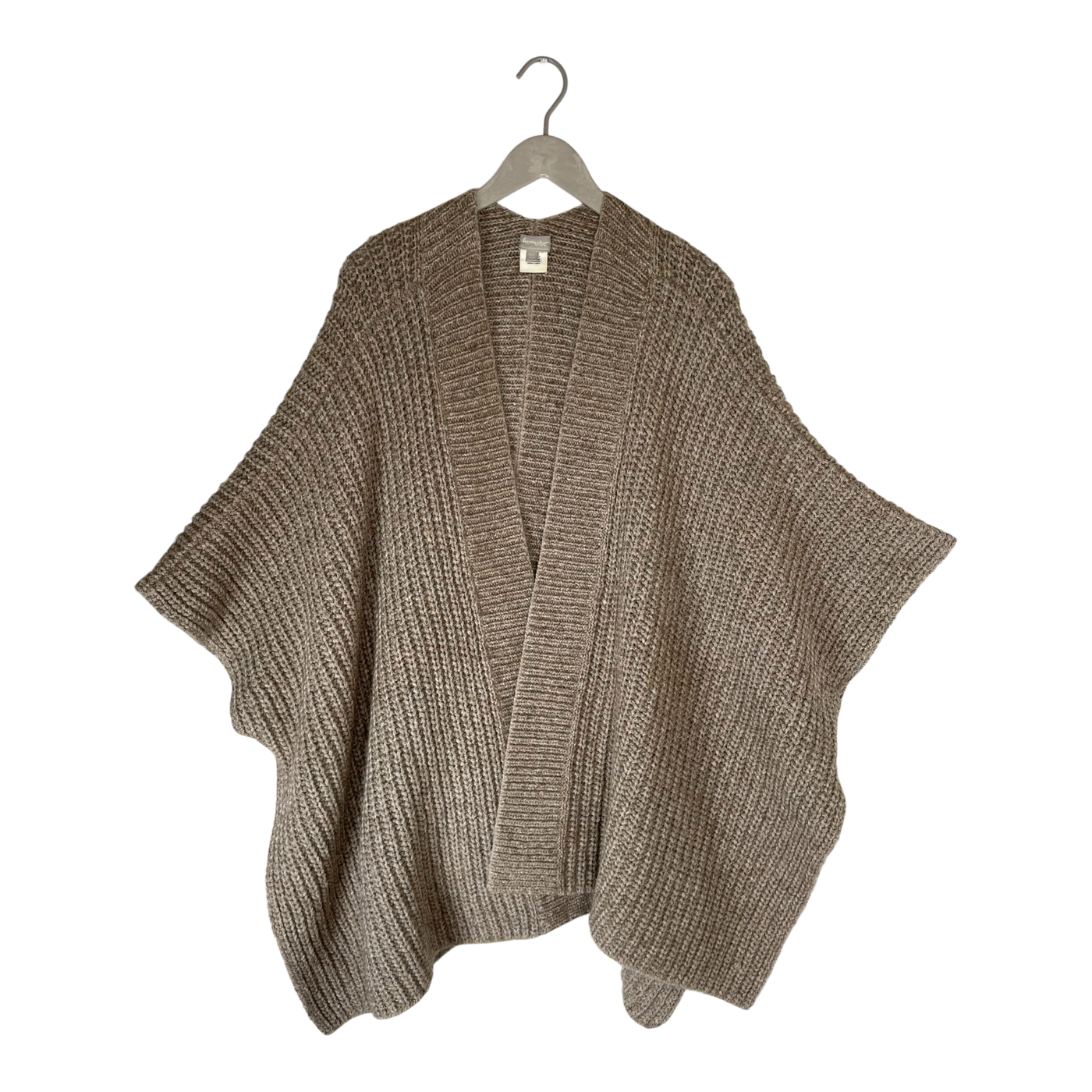 Hessnatur cardigan, tan | woman onesize