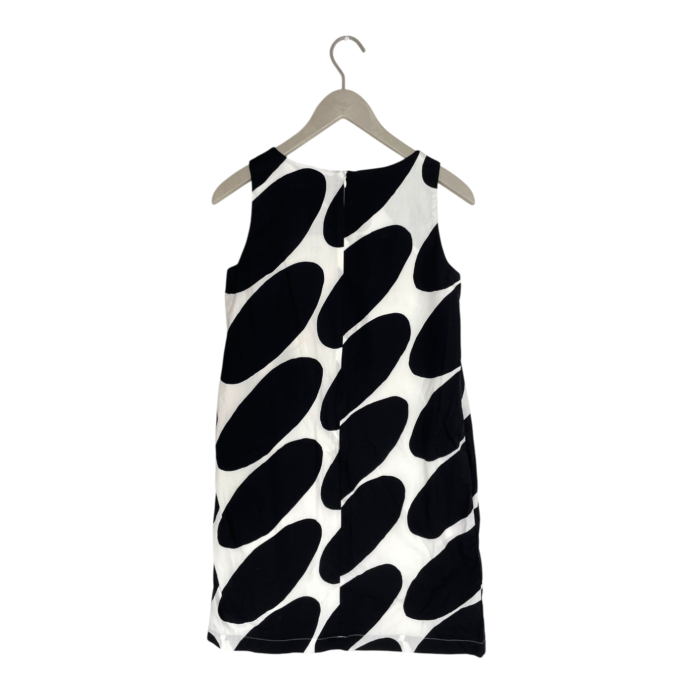 Marimekko truba linssi woven dress, black/white  | woman S