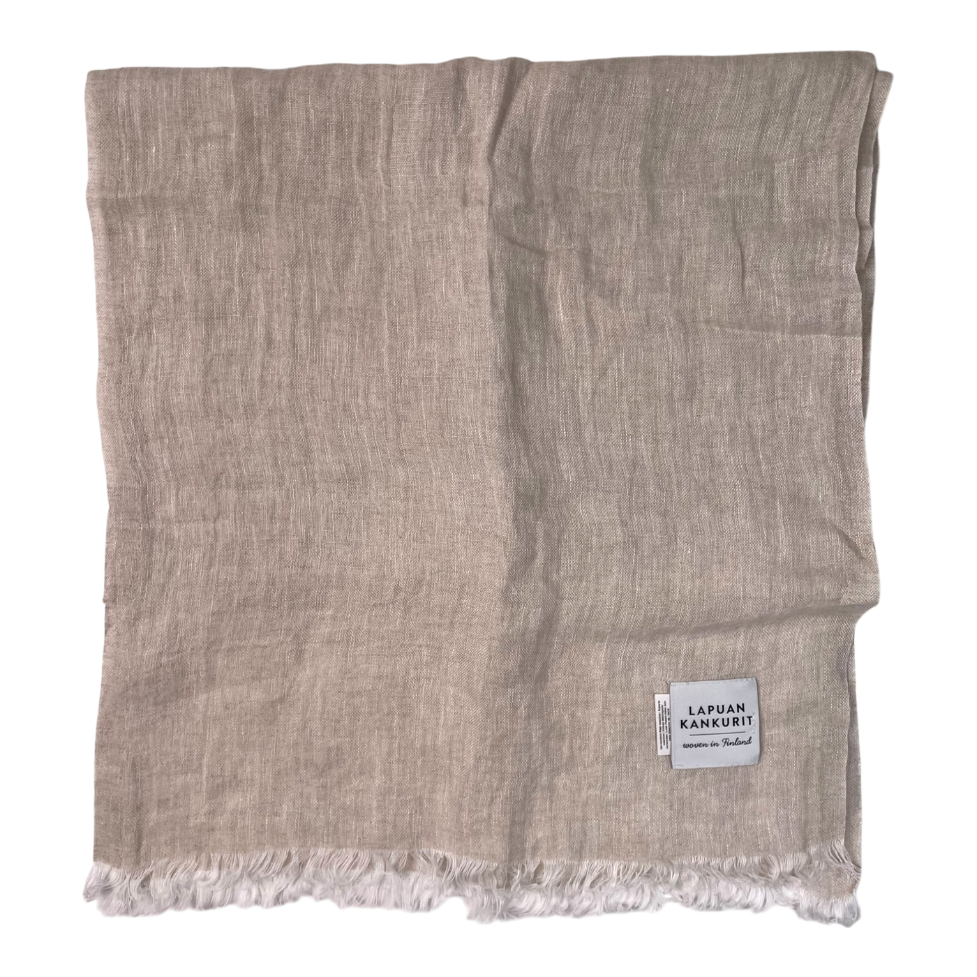 Lapuan Kankurit linen scarf, wheat