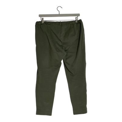 Papu cropped sweatpants, moss green | woman XL