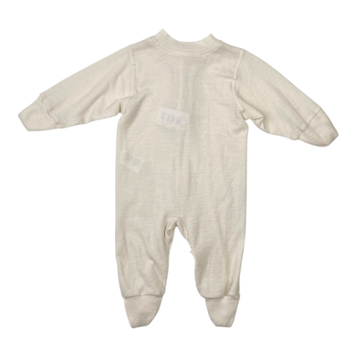 North Outdoor merino jumpsuit, white | 68/74cm