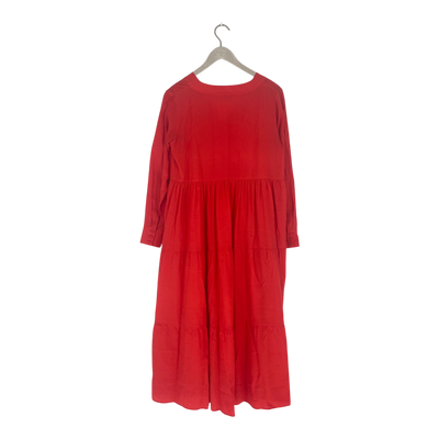 R-collection silk dress, red | woman XS