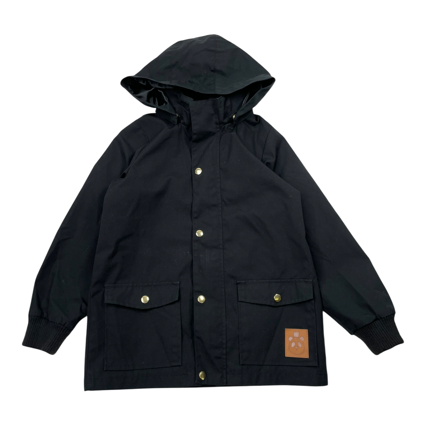 Mini Rodini pico jacket, black | 128/134cm