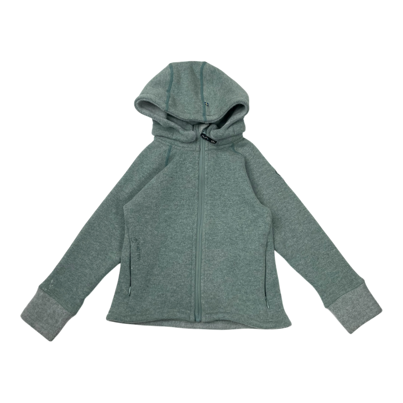 Isbjörn shaun wool fleece jacket, tea green | 110/116cm