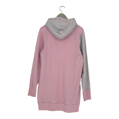 Ommellinen hoodie tunic, pink/grey | woman L